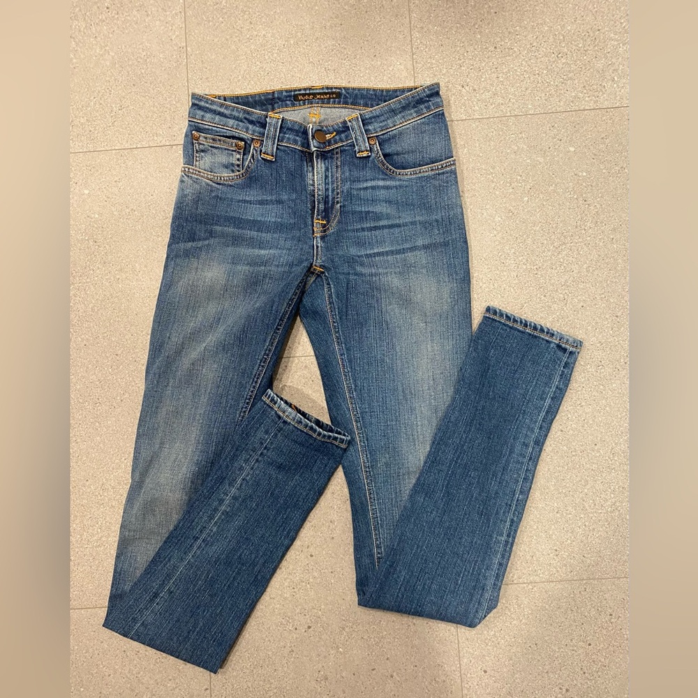 Nudie Jeans Women's Blue Denim Jeans